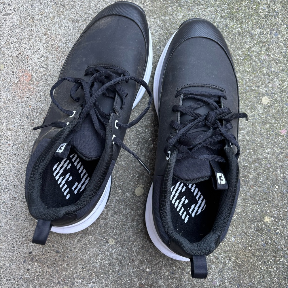 Black Men's FJ Golf Shoes